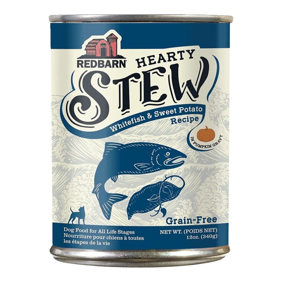 Red Barn Grain-Free Whitefish and Sweet Potato Hearty Stew Canned Dog Food - 12 Oz - Case of 12