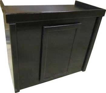R&J Enterprises Birch Series Cabinet Aquarium Stand - Black - L:36" X W:18" X H:30" Inches