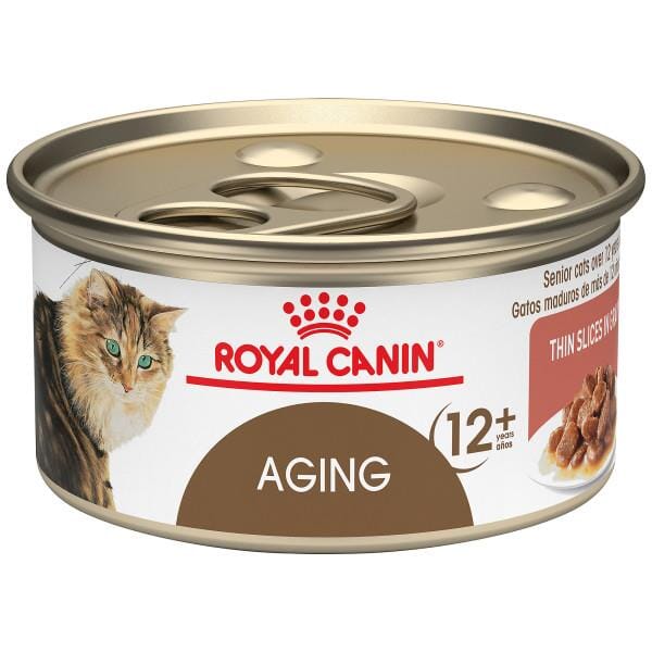 Royal Canin Aging 12+ Senior Thin Slices in Gravy Canned Cat Food