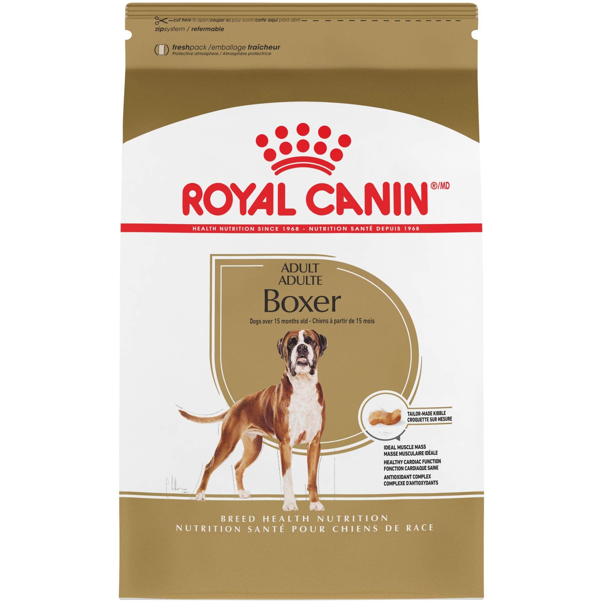 Royal Canin Breed Health Nutrition Boxer Formula Adult Dry Dog Food - 17 Lbs