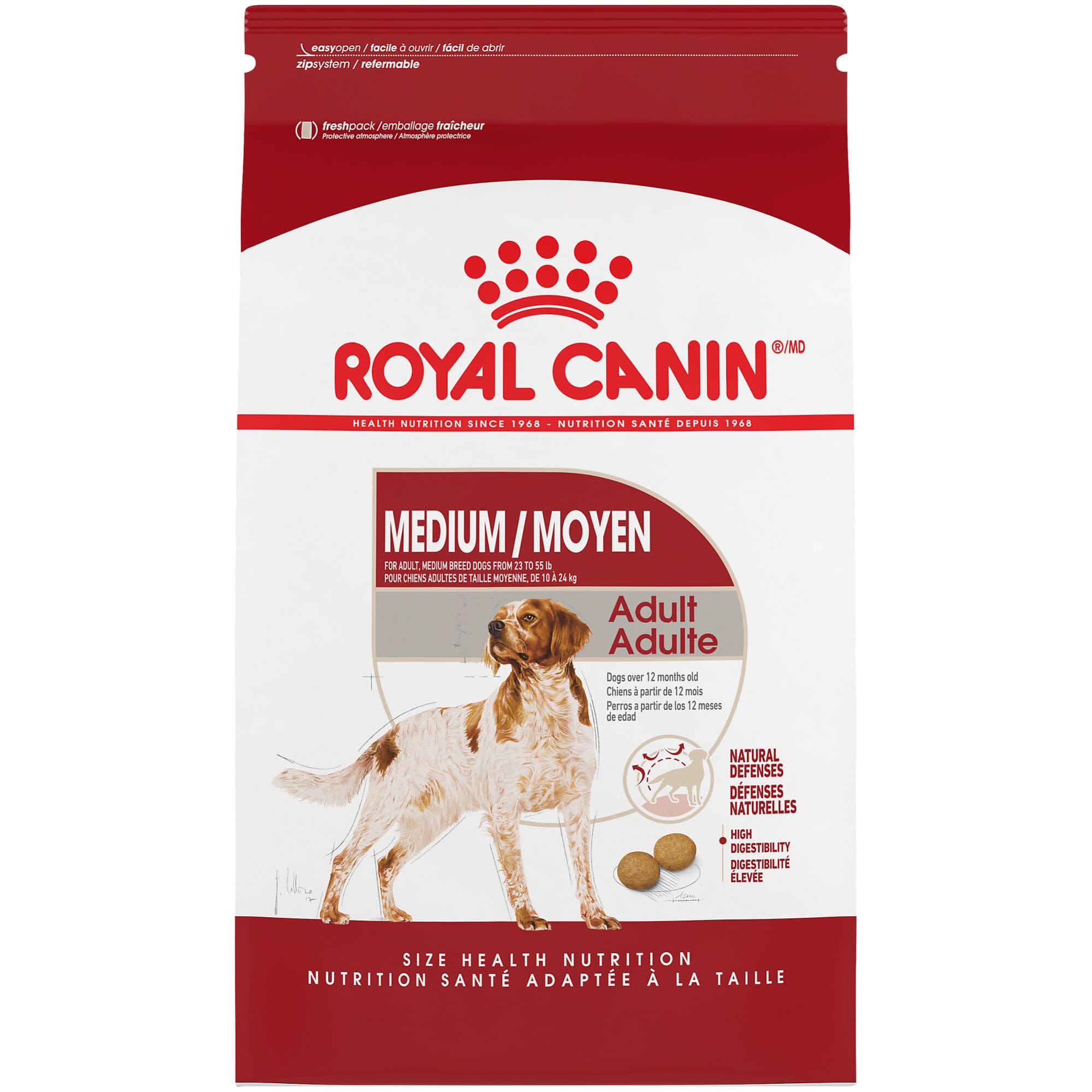 Royal Canin Size Health Nutrition Medium-Breed Adult Dry Dog Food - 17 Lbs