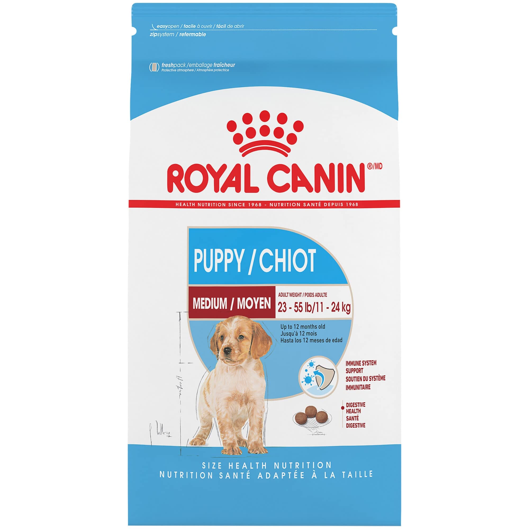 Royal Canin Size Health Nutrition Medium-Breed Puppy Dry Dog Food - 17 Lbs