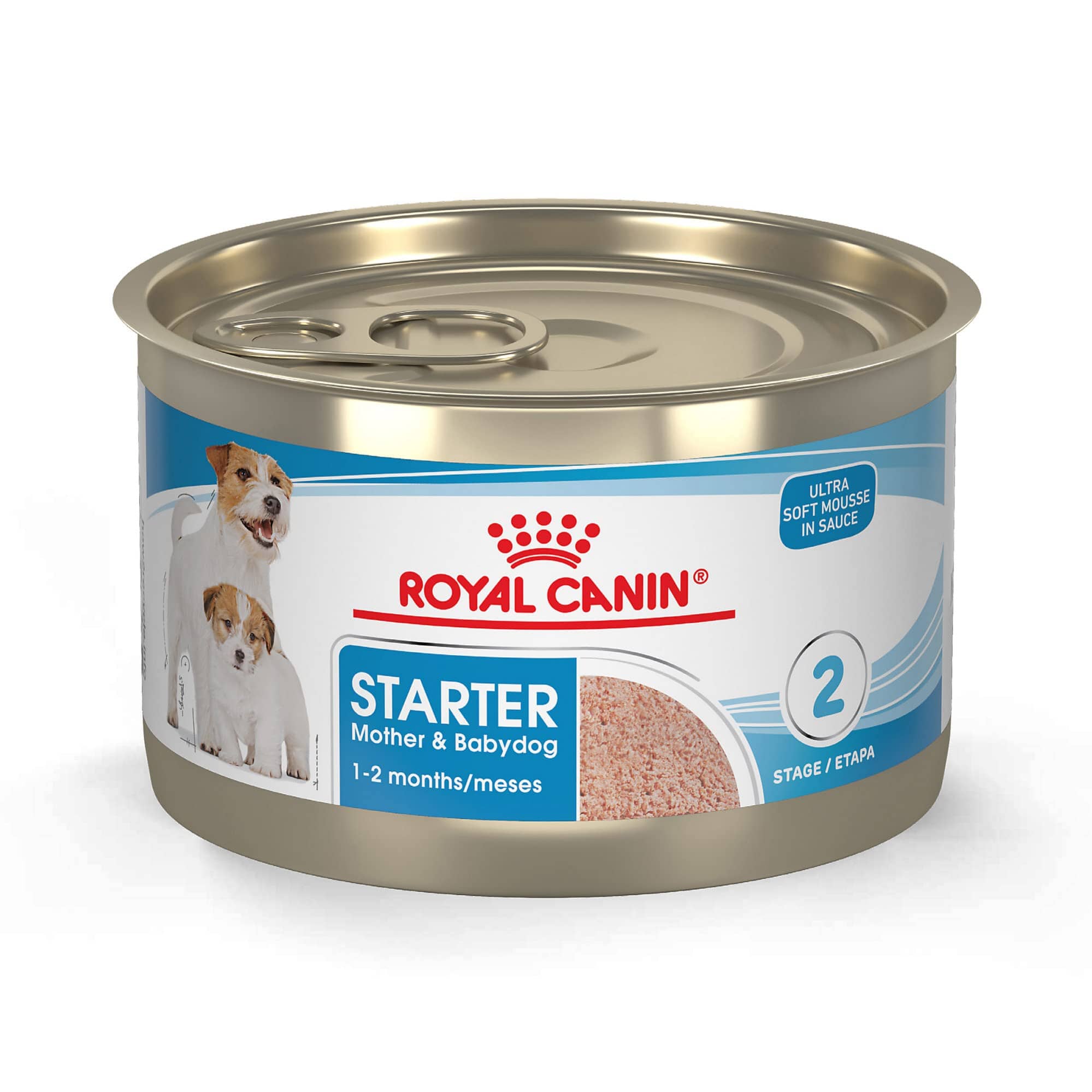 Royal Canin Size Health Nutrition Starter Mother and Babydog Mousse in Sauce Canned Dog Food - 5.1 Oz - Case of 24