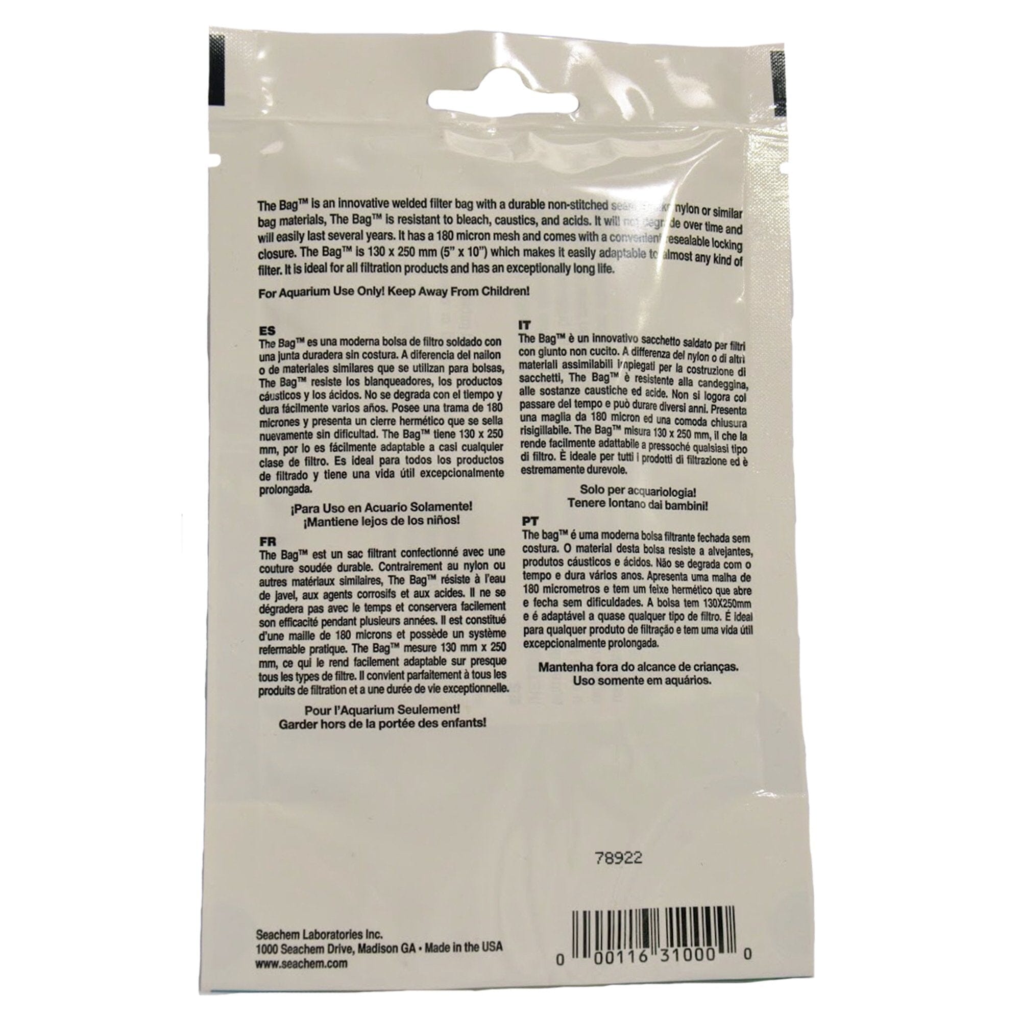 Seachem The Bag - 9.5" x 5"