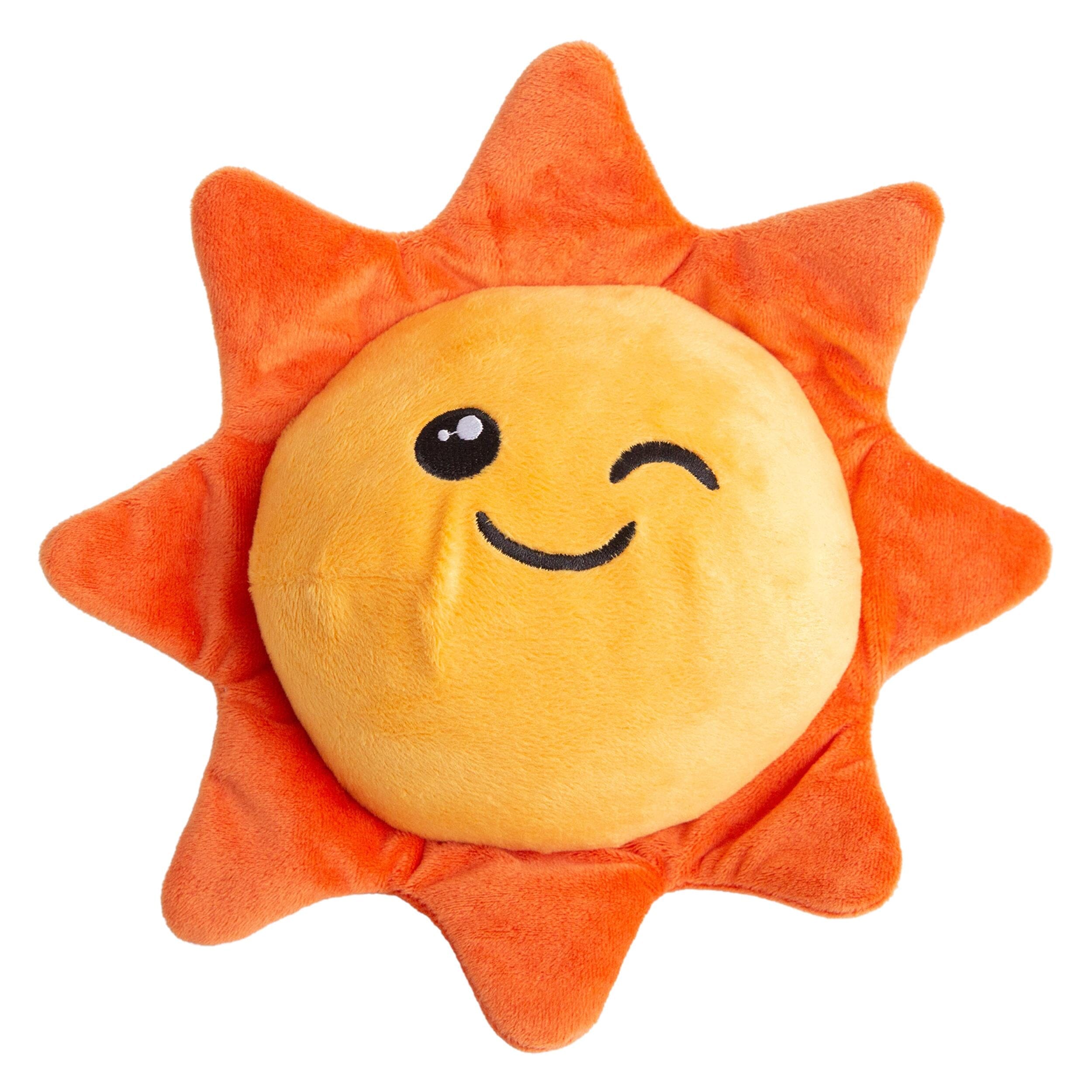Snugarooz Sweet Sunshine Squeak and Crinkle Plush Dog Toy - 8" Inches