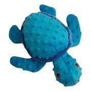Snugarooz Tucker The Turtle Squeak and Crinkle Plush Dog Toy - 10" Inches
