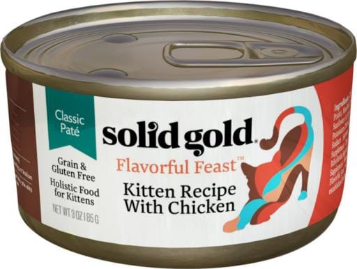 Solid Gold Flavorful Feast Grain Free Kitten Recipe with Chicken Canned Cat Food