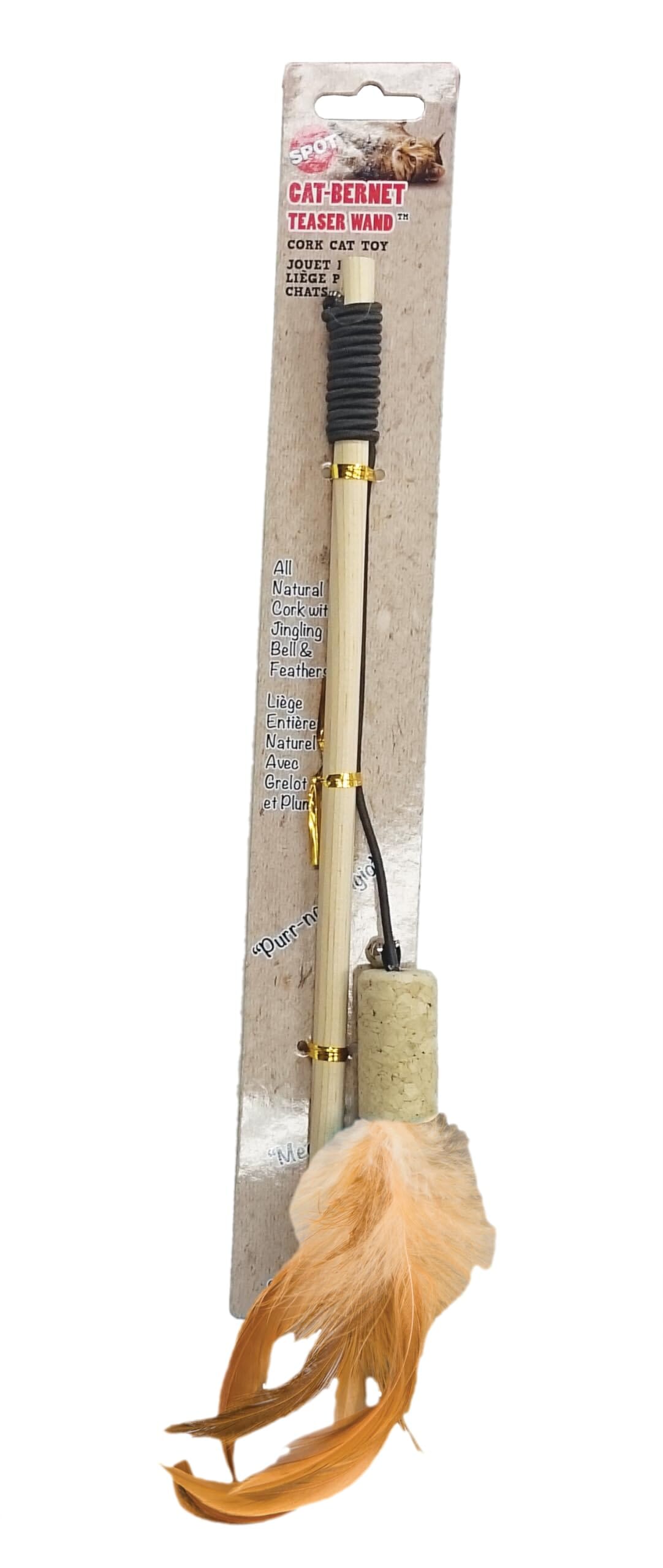 SPOT Ethical Bernet Cork Cat Teaser Wand
