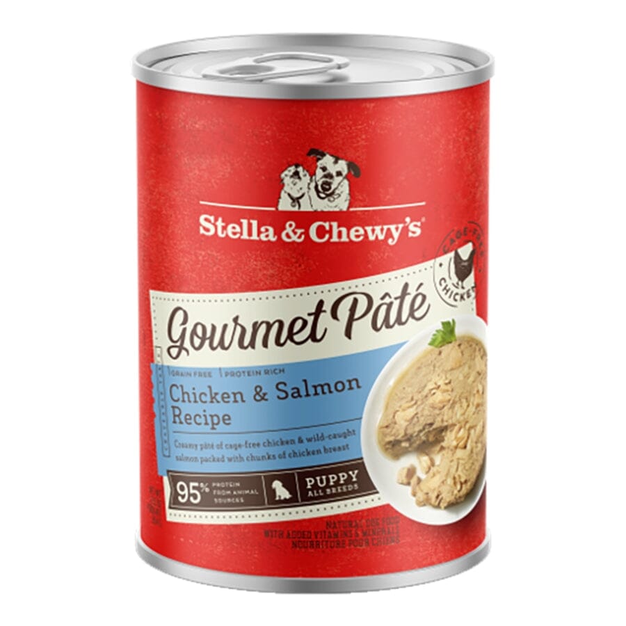 Stella & Chewy's Gourmet Pate Chicken Puppy Formula Canned Dog Food - 12.5 Oz - Case of 12