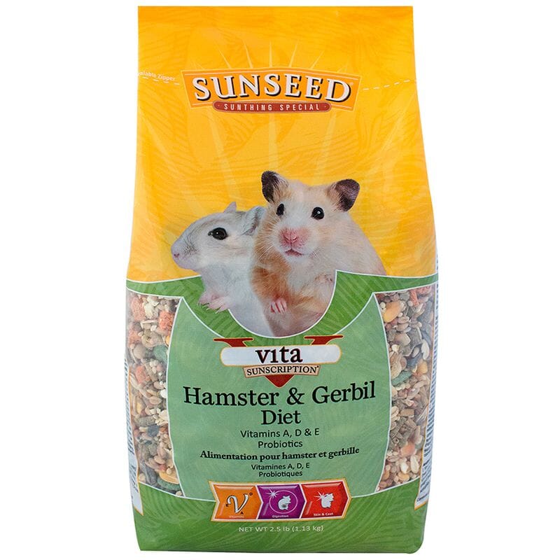 Sunseed Vita Sunscription Hamster & Gerbil Diet - 25 lb