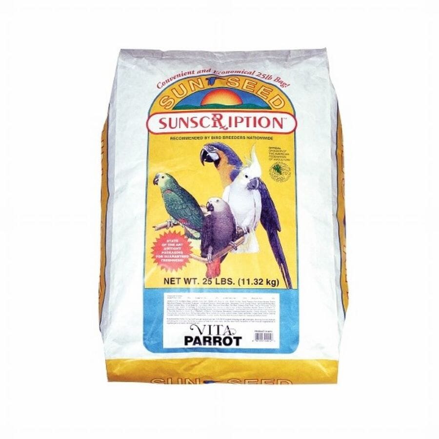 Sunseed Vita Sunscription Parrot Diet - 25 lb