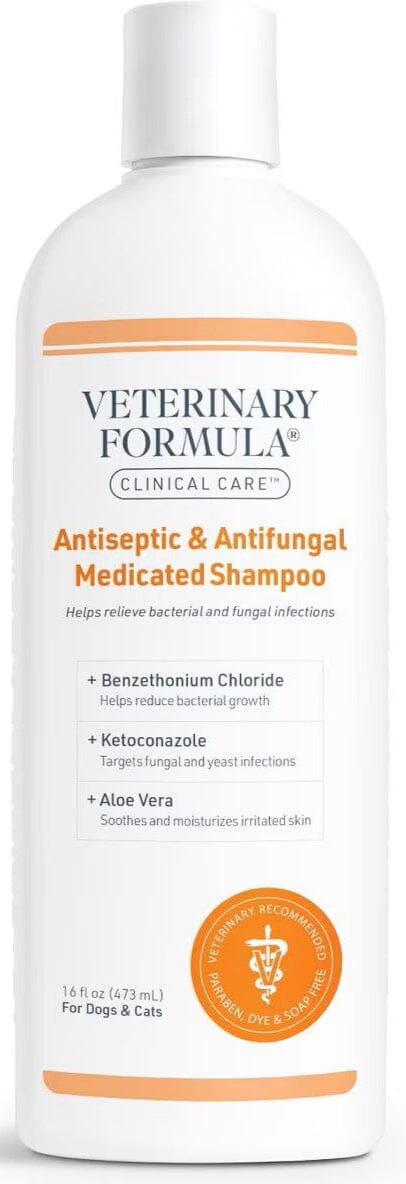 Synergy Labs Veterinary Formula Clinical Care Antiseptic & Antifungal Shampoo - 16 fl Oz