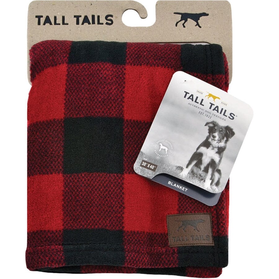 Tall Tails Blanket Hunters Plaid Pattern Fleece Dog Blanket