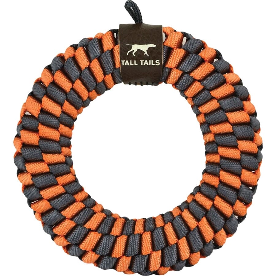 Tall Tails Braided Ring Fetch and Tug Rope Dog Toy