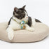 Touchcat ® Tropical Patterned Designer Cat Collar with Bow