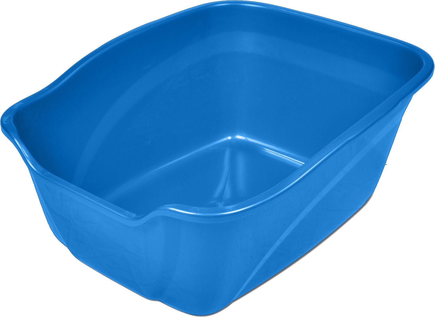 Van Ness High-Sides Cat Litter Pan - Blue - 21 X 17.5 X 9 In
