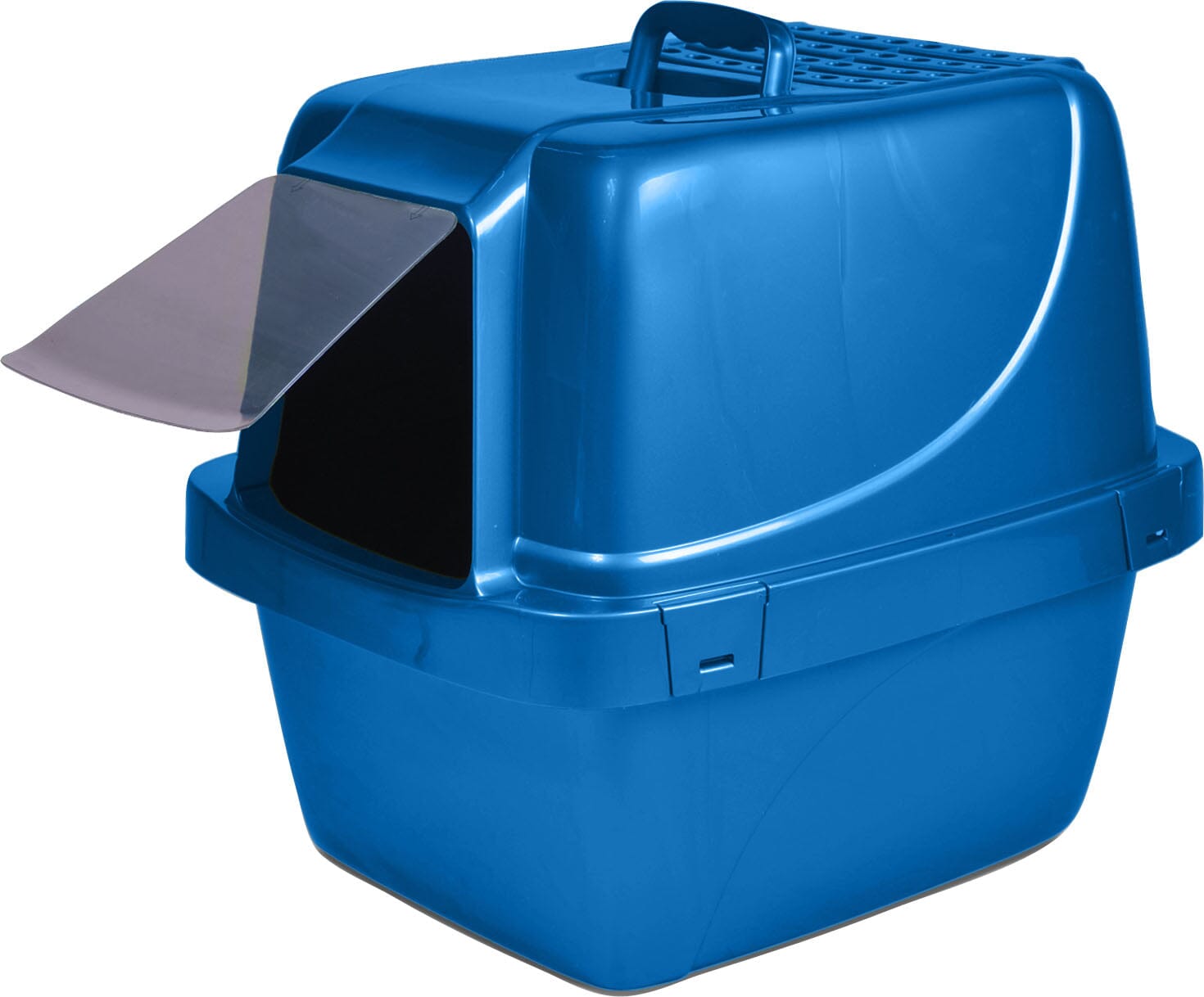 Van Ness Sifting Enclosed Cat Litter Pan - Blue - X tr Giant