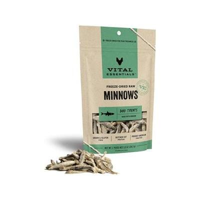 Vital Essential's Grain-Free Minnows Freeze-Dried Dog Treats - 1 Oz