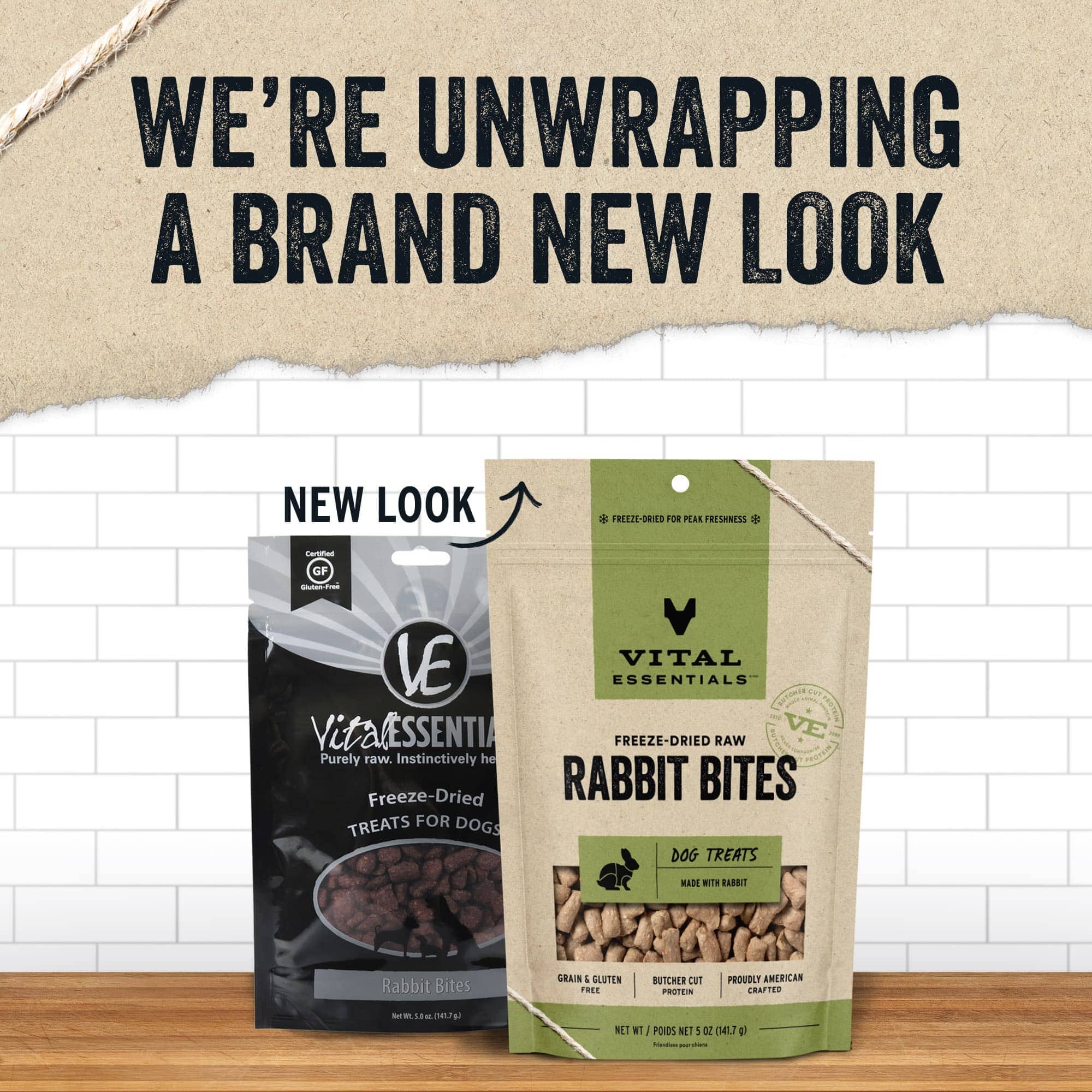 Vital Essential's Grain-Free Rabbit Bites Freeze-Dried Cat Treats - 0.9 Oz