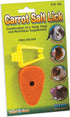 Ware Carrot Salt Lick with Holder Small Animal Mineral Treats -