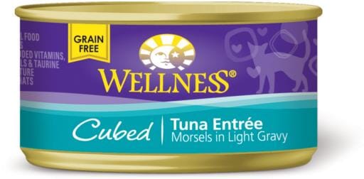 Wellness Grain Free Natural Tuna Morsels Recipe Wet Canned Cat Food