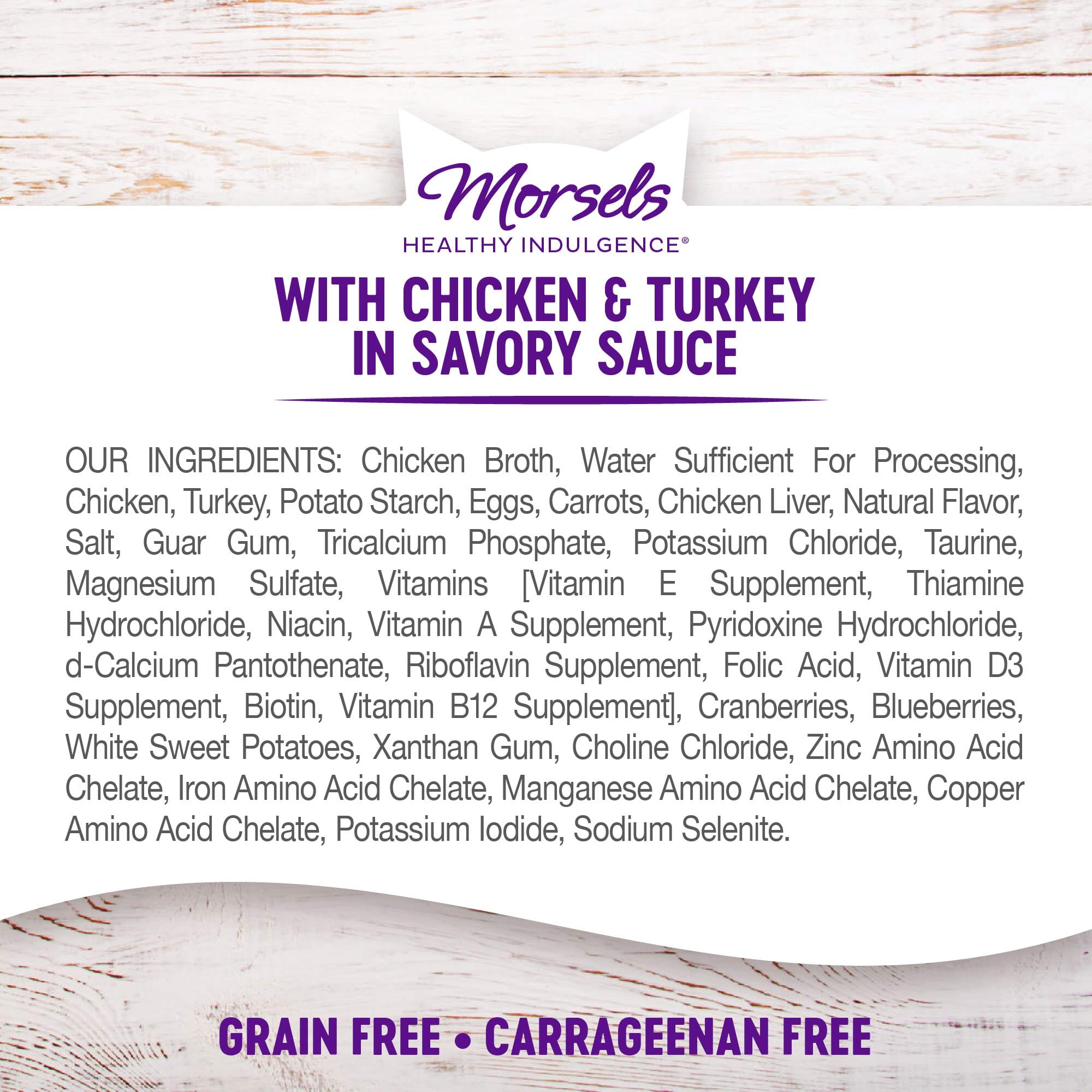 Wellness Grain Free Natural Turkey Morsels Dinner Canned Cat Food
