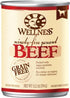 Wellness Natural Grain Free 95% Beef Recipe Adult Wet Canned Dog Food