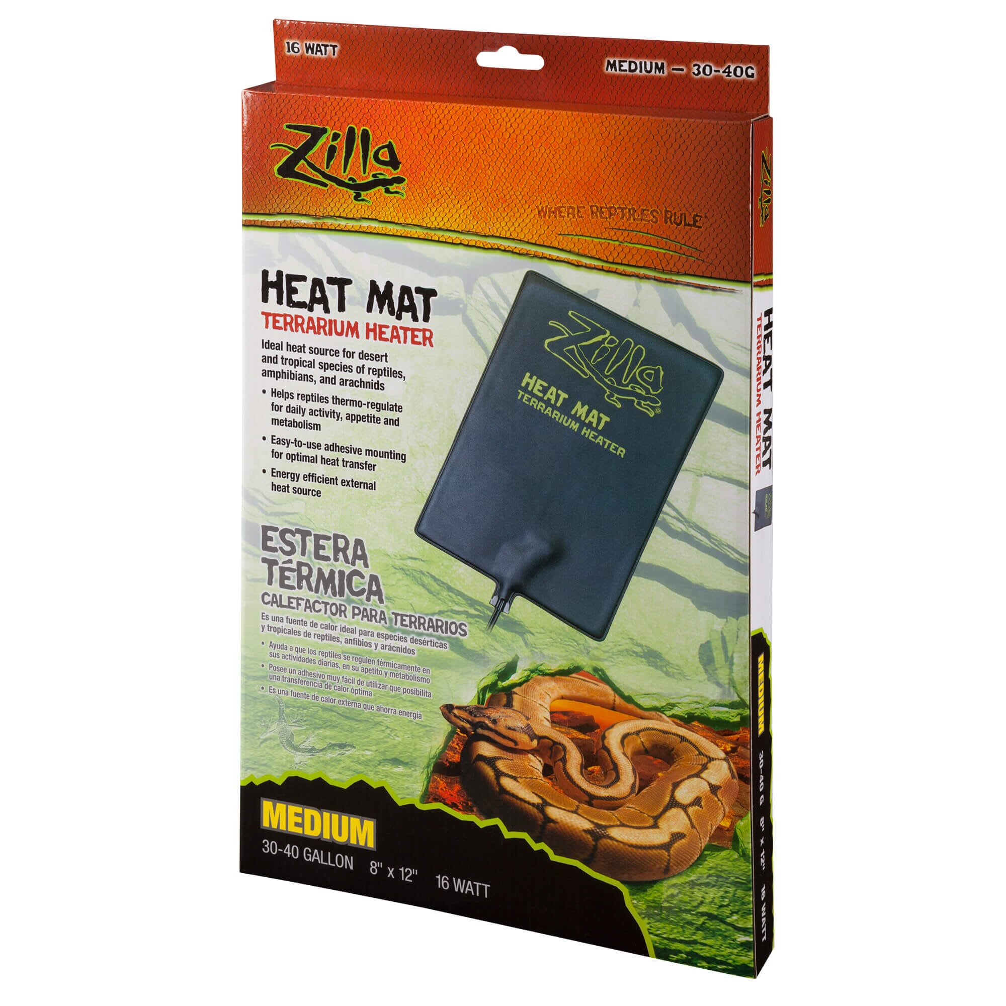 Zilla Heat Mat Terrarium Heater - Medium