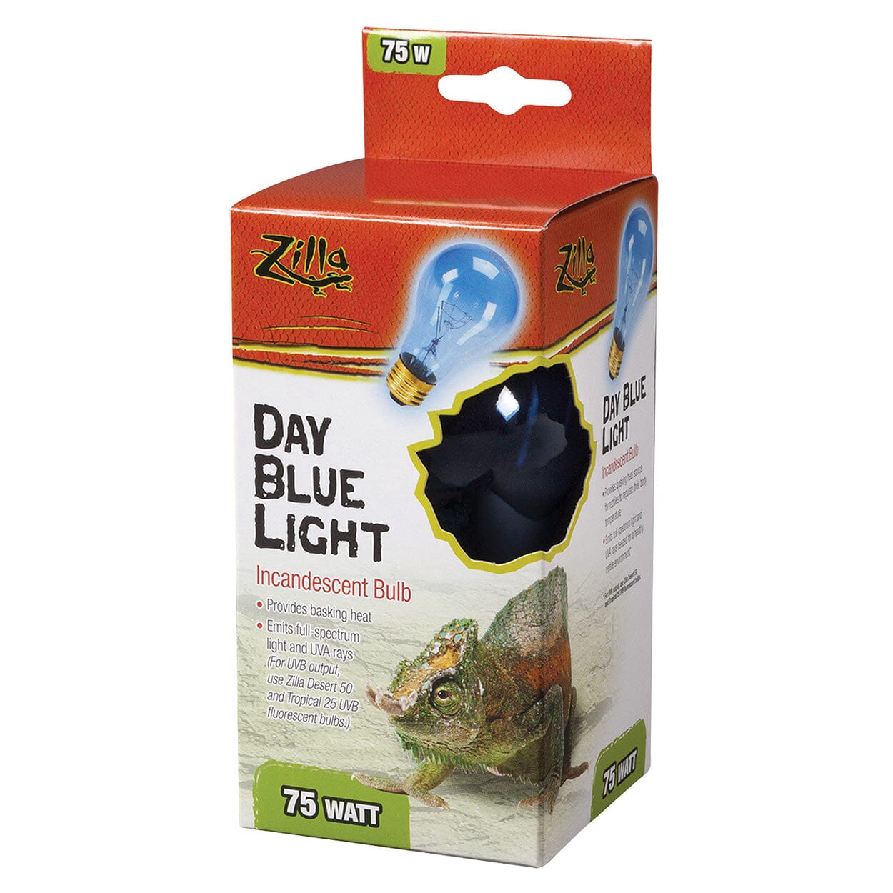 Zilla Incandescent Day Blue Light Bulb - 75 W