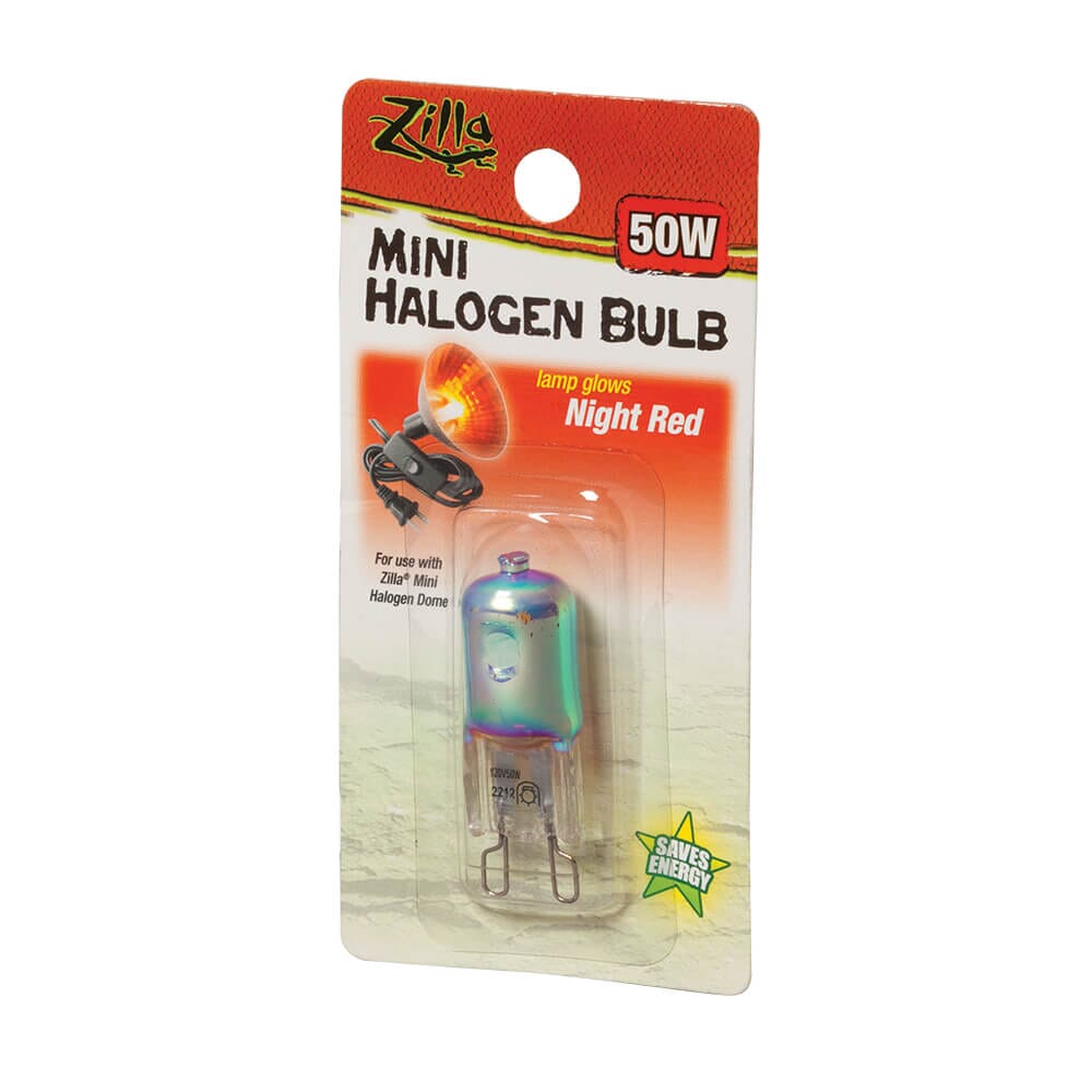 Zilla Mini Halogen Bulb - Night Red - 50 W