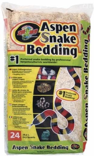 Zoo Med Laboratories Aspen Snake Bedding - 24 Qt