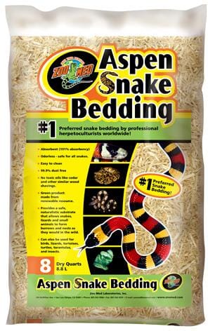 Zoo Med Laboratories Aspen Snake Bedding - 4 Quartz