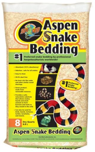 Zoo Med Laboratories Aspen Snake Bedding - 8 Quartz