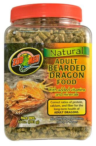 Zoo Med Laboratories Bearded Dragon Pellets Adult Freeze-Dried Reptile Food - 10 Oz