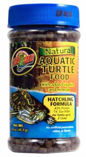 Zoo Med Laboratories Hatchling Formula Natural Aquatic Turtle Food - 1.6 Oz