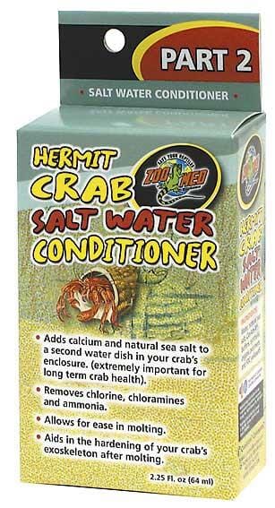 Zoo Med Laboratories Hermit Crab Salt Water Conditioner - 3 Oz
