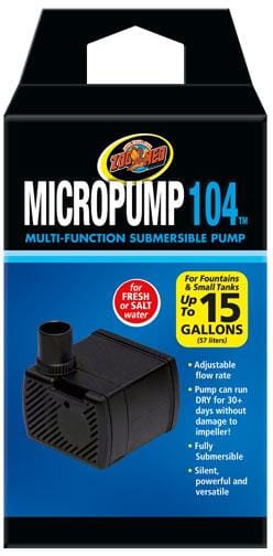 Zoo Med Laboratories Micro Pump 104 Aquarium Sump Pump