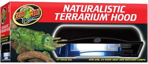 Zoo Med Laboratories Natural Terrarium Hood Cover for UVB Heat and Daylight Lamps- 18" Inches