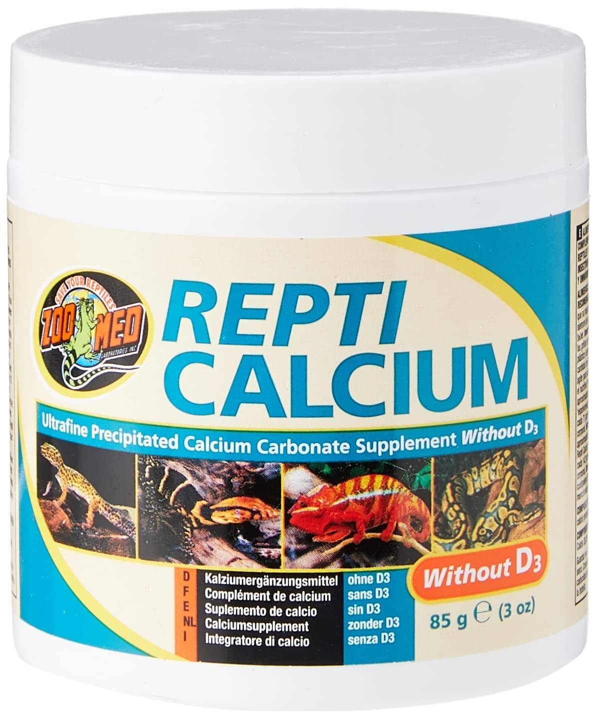 Zoo Med Laboratories Repti CalciumĀ® Without D3 - 3 Oz