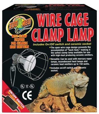 Zoo Med Laboratories Repti Wire Cage Clamp Lamp