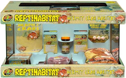 Zoo Med Laboratories ReptiHabitat Hermit Crab Tank and Starter Kit - 10 Gallon