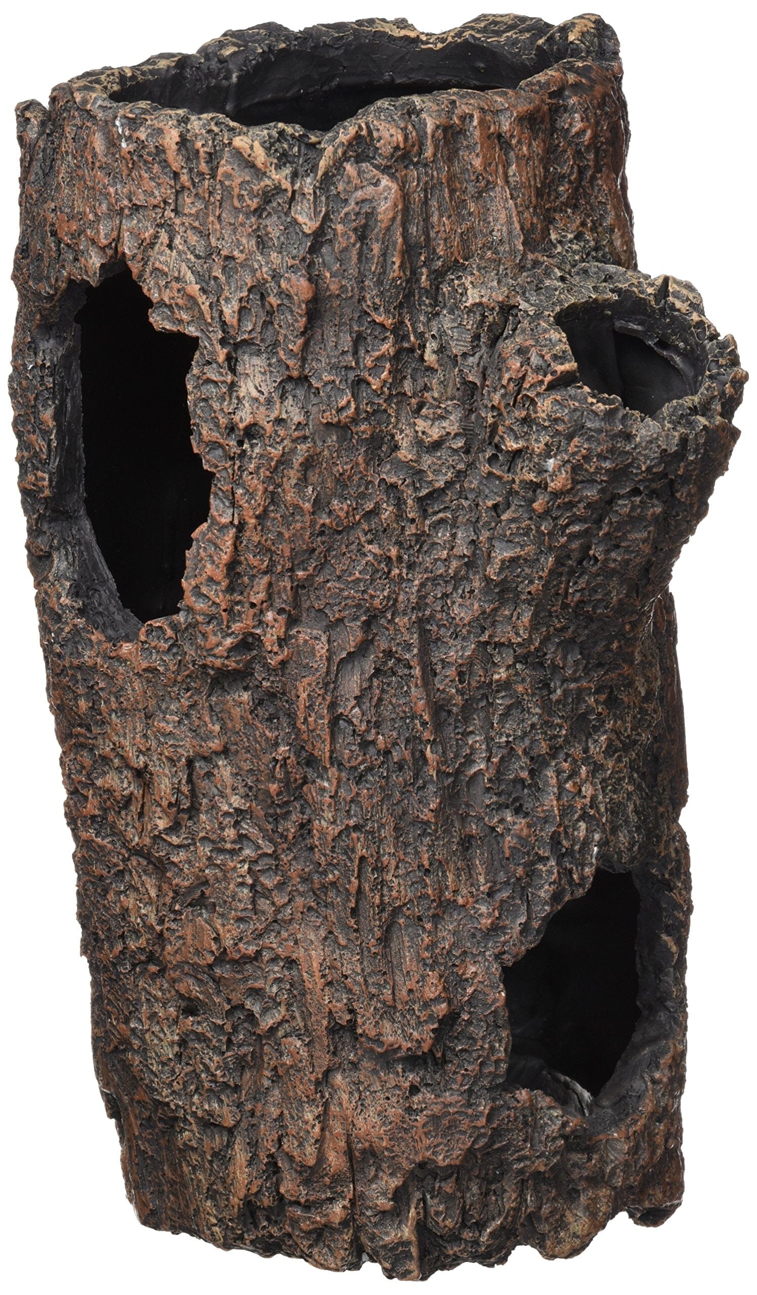 Zoo Med Laboratories Sinking Natural Resin Aqualog Fish Shelter Aquarium Décor - Extra Large