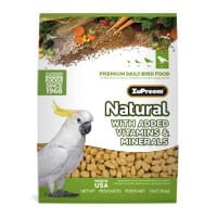 Zupreem Natural Diet Large Bird Food Parrot Bird Food - 3 Lbs