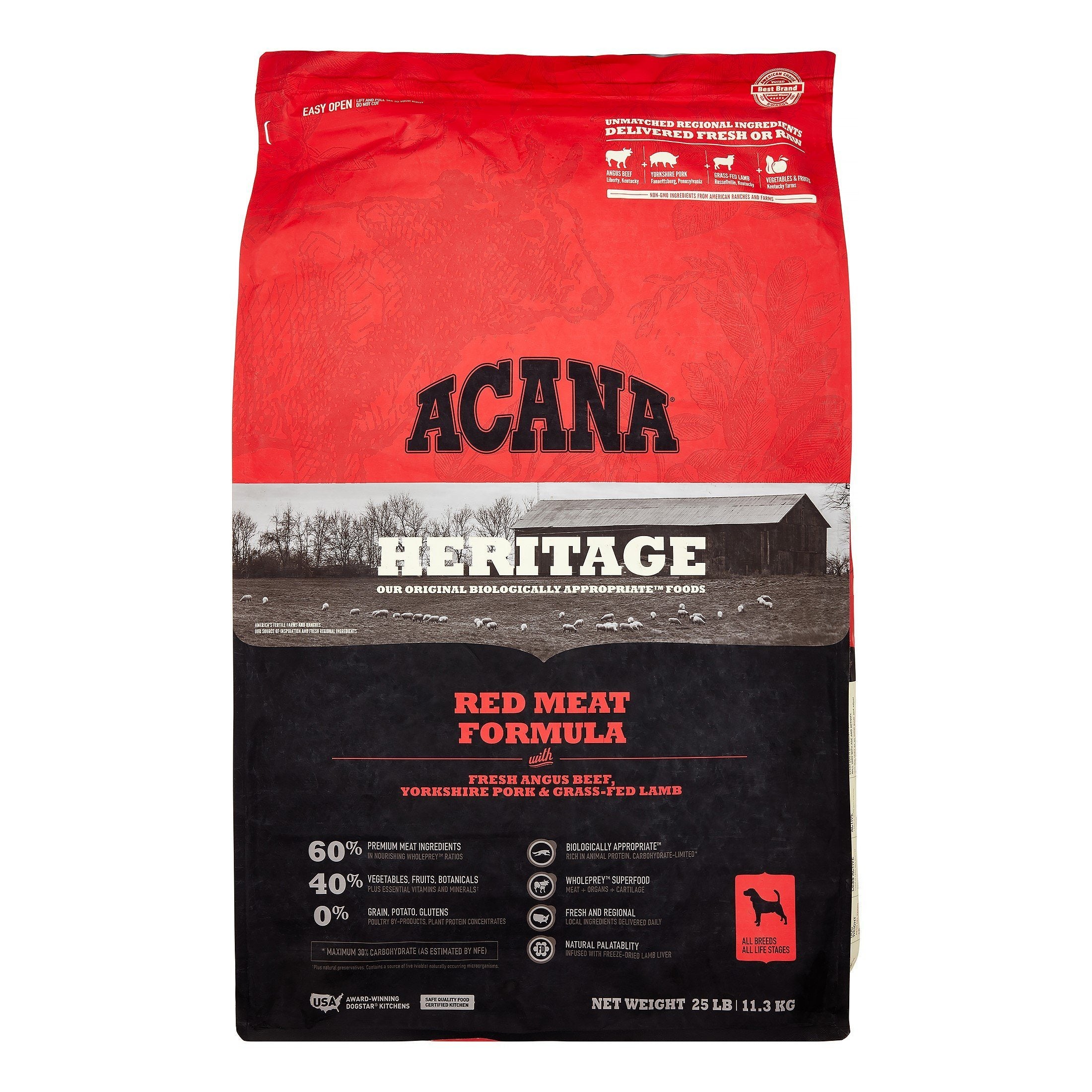 Acana 'Kentucky Dogstar Chicken' Meats Dry Dog Food - 25 lb Bag