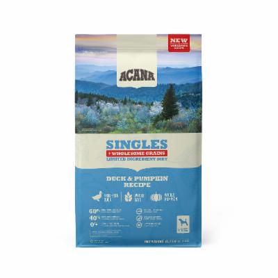 Acana 'Kentucky Dogstar Chicken' Singles Grain Inclusives Formulas Duck & Pumpkin Dry Dog Food - 4 lb Bag