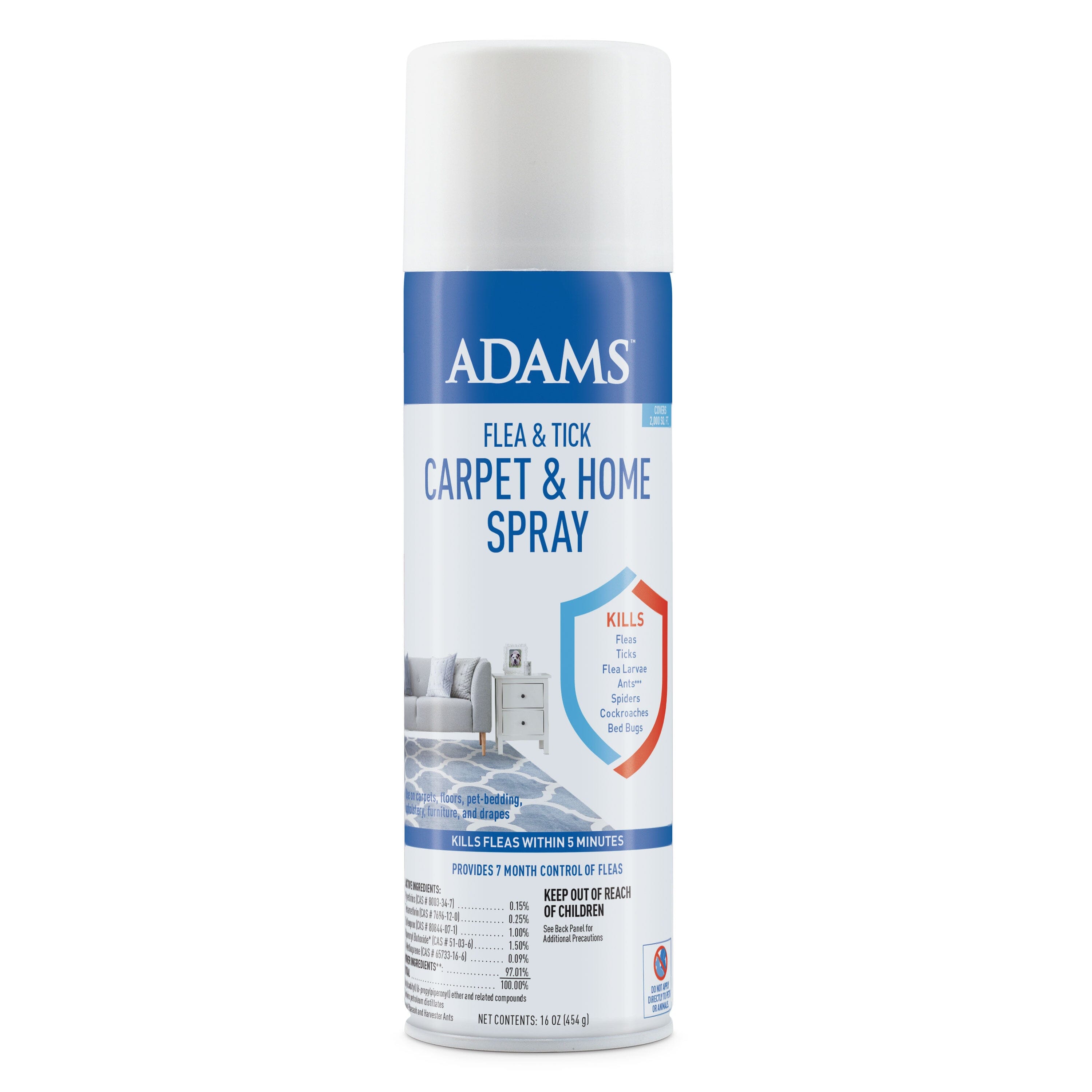 Adams Flea & Tick Carpet & Home Spray - 16 Oz