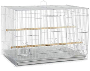 A&E Cage Company Economy Flight Bird Cage - White - 30 X 18 X 18 In - 4 Pack