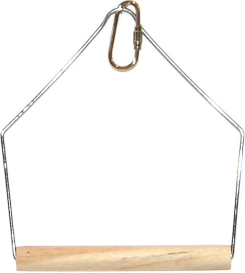 A&E Cage Company Happy Beaks Economy Bird Swing - 4 X 5 In
