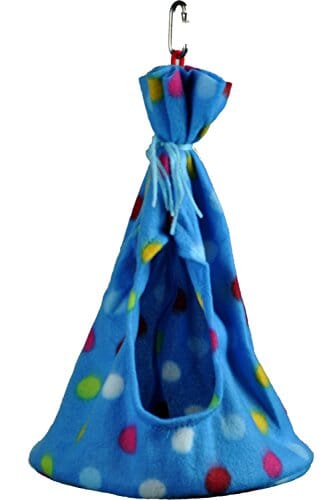 A&E Cage Company Happy Beaks Fleece Teepee Bird Nesting Materials - Medium
