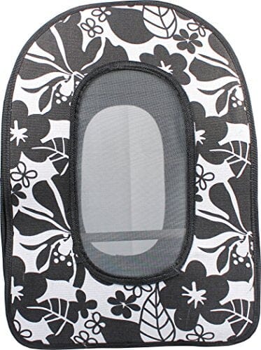 A&E Cage Company Voyager Soft Sided Travel Bird Carrier - Black - Small - 14.5 X 10.5 X 7